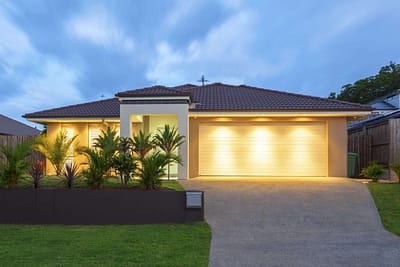 Modern Home At Dusk