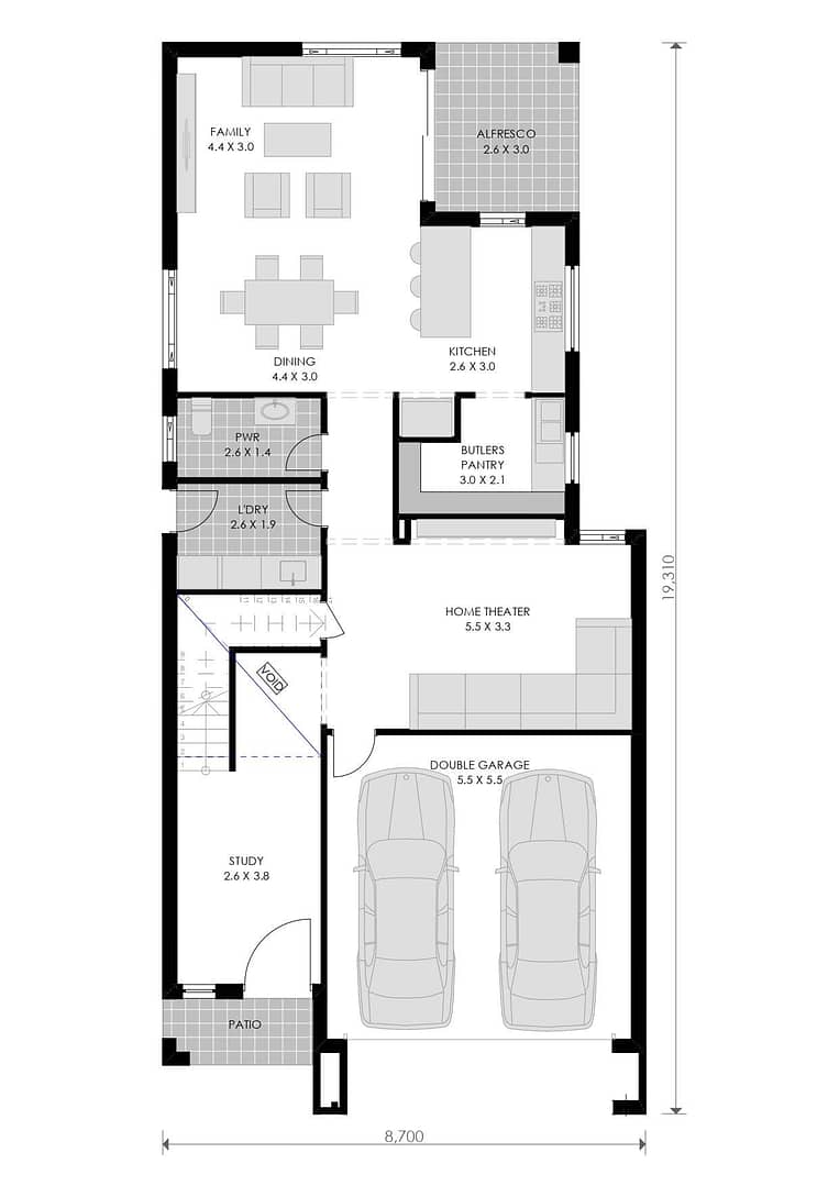 CATREENA- GROUND FLOOR PLAN